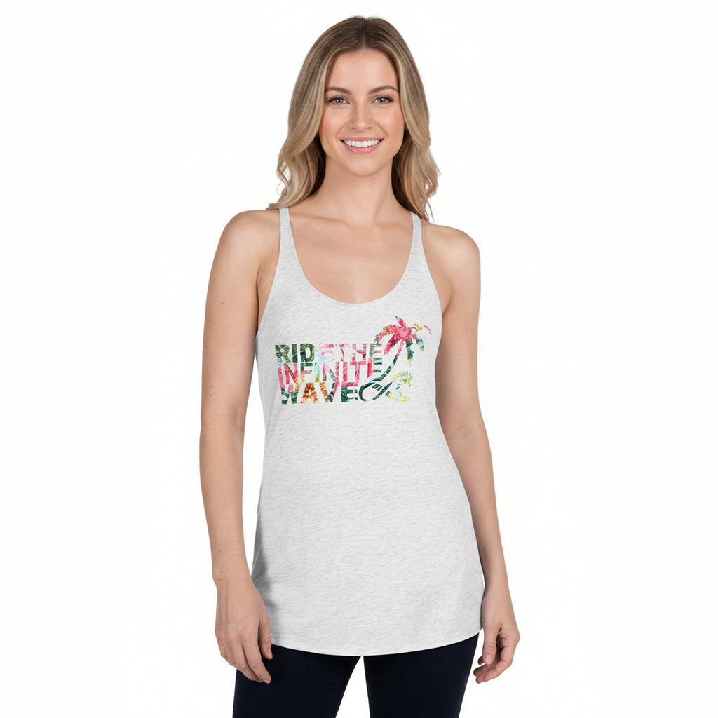 Women's Surfinity Infinite Wave Palm Flamingo - Tank
