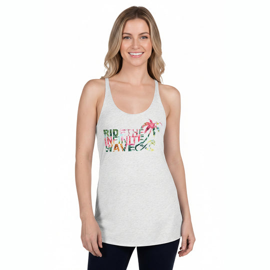 Women's Surfinity Infinite Wave Palm Flamingo - Tank